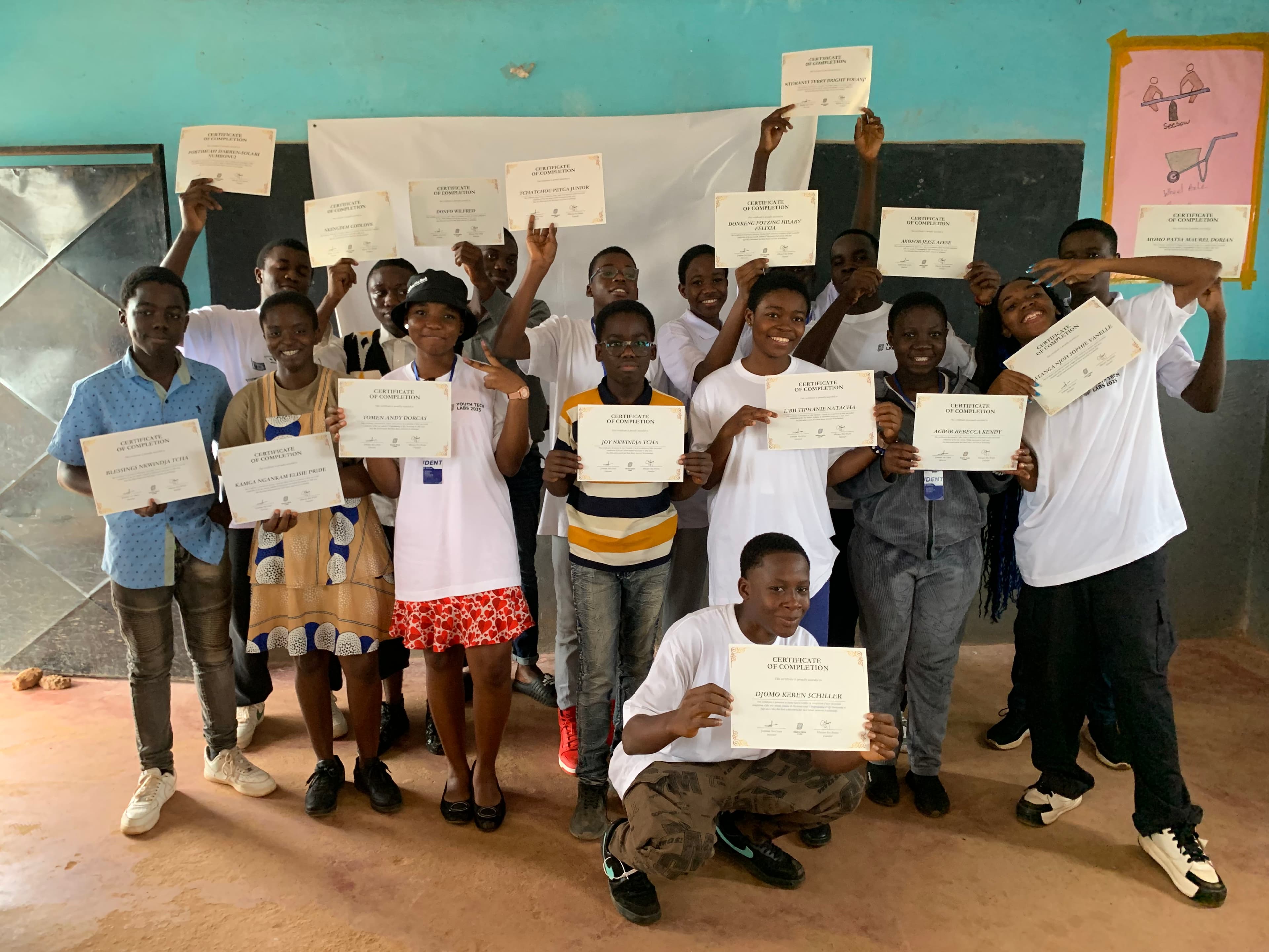 Youth Tech Academy certificate celebration